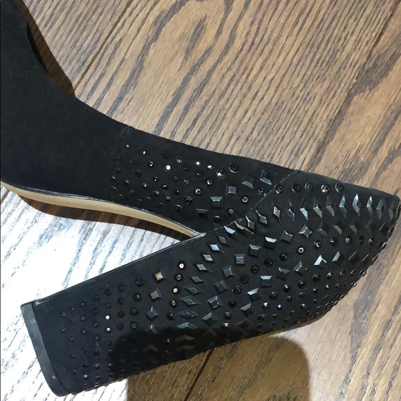 BCBG Black suede studded pumps - Picture 3 of 4